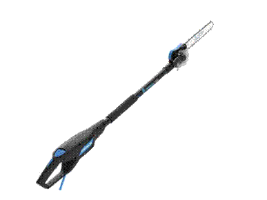Potatore elettrico Kronos 58 a catena utilizzabile in connessione con tre dimensioni di asta fissa raggiunge una lunghezza di 230 cm, alimentato dalla batteria LI-ION 700